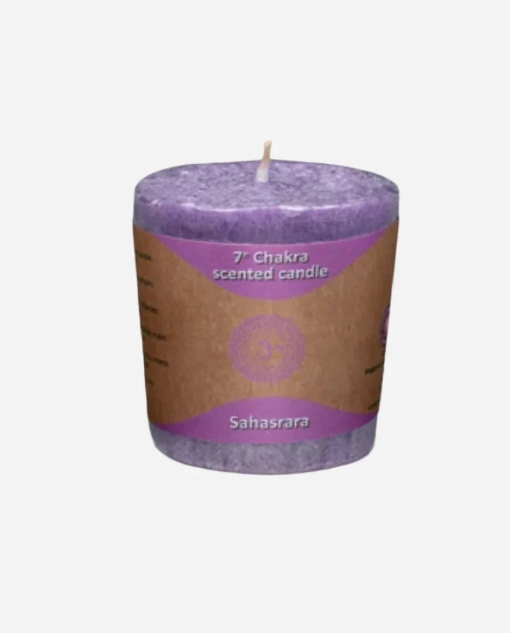 Crown Chakra candle (with essential oils) - Sahasrara - Agatha Herbs