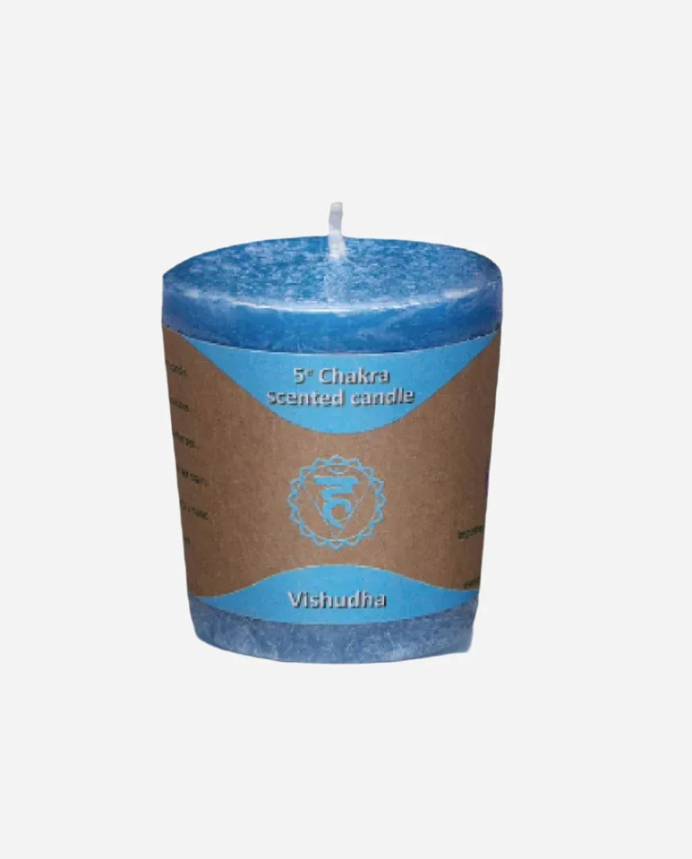 Throat Chakra candle (with essential oils) - Vishuddha - Agatha Herbs