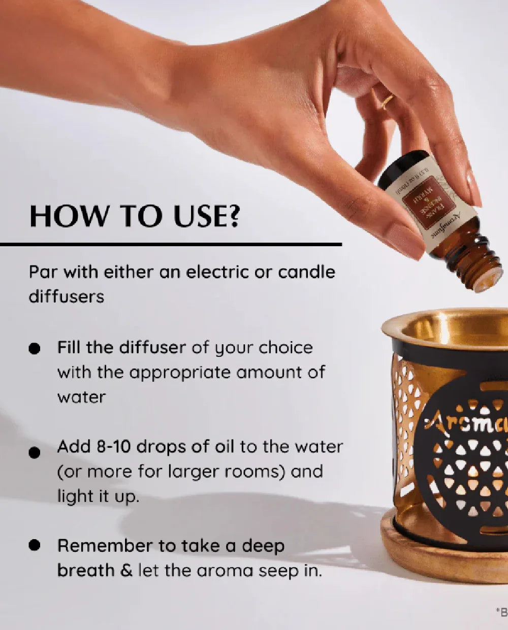 Frankincense + Myrrh Essential Oil - 10ml - Agatha Herbs