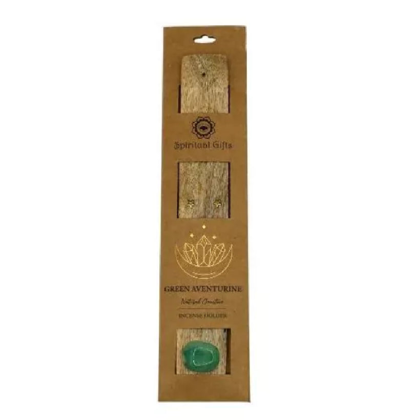 Mbajtese Incensi + Aventurine Jeshile
