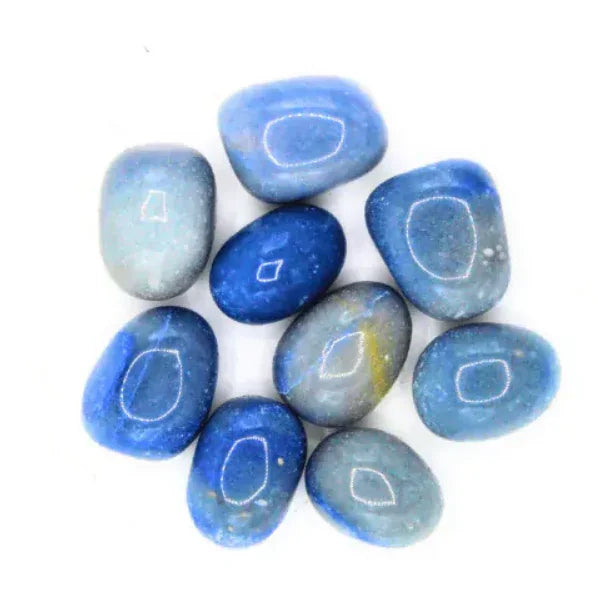 Blue Aventurine Crystal (Pocket Size) - Agatha Herbs