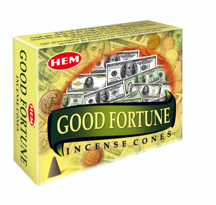 Good Fortune Incense Cone - 10 cones