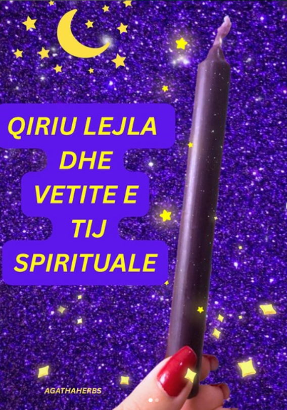 Purple Ritual Candle