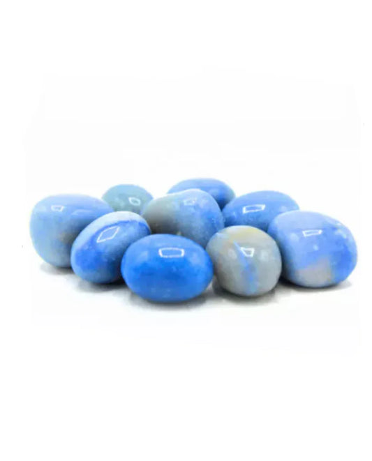 Blue Aventurine Crystal (Pocket Size) - Agatha Herbs