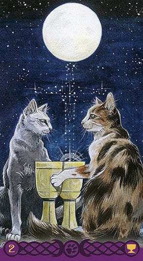 Tarot Of The Pagan Cats - 78 cards (PDF Guidebook)