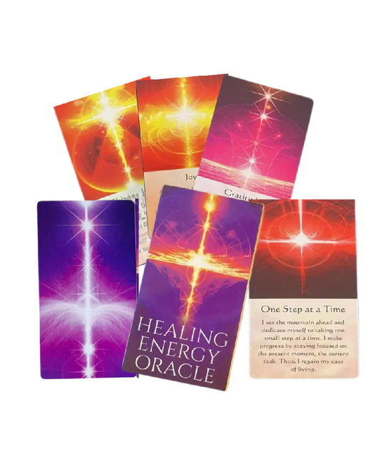 Healing Energy Oracle Cards - 54 Cards (PDF guidebook)