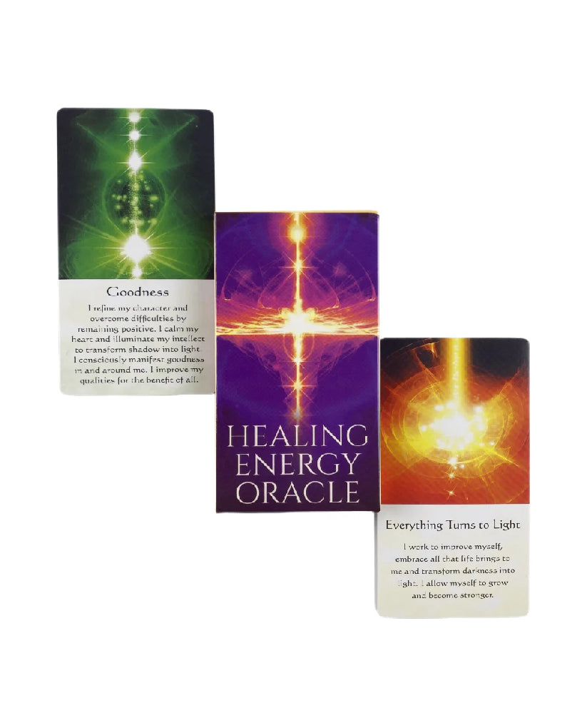 Healing Energy Oracle Cards - 54 Cards (PDF guidebook)