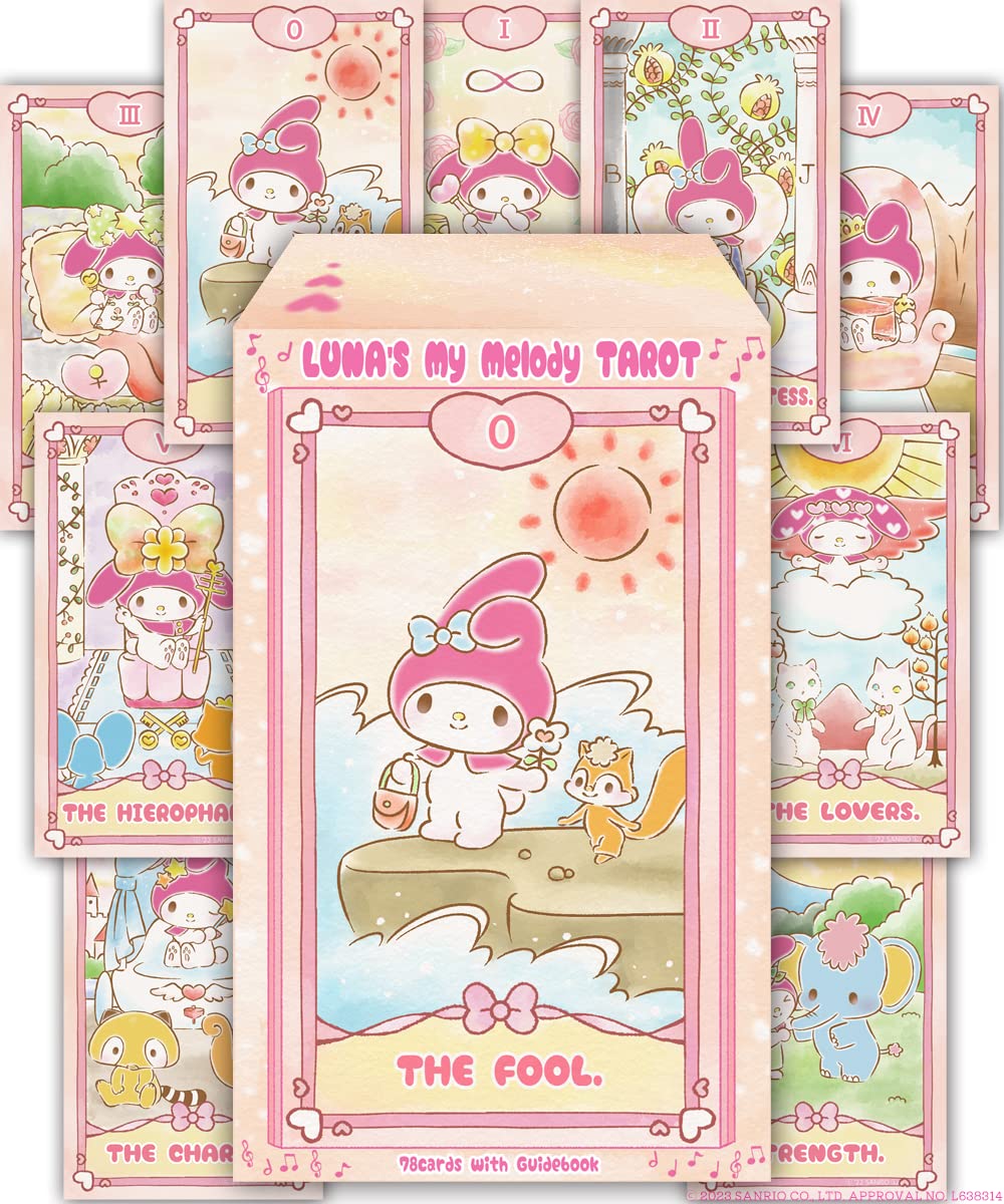 My Melody Tarot Deck - 78 cards (PDF Guidebook)