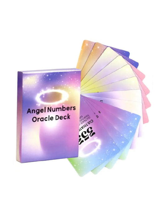 Angel Numbers Oracle Cards - 40 Cards (PDF Guidebook)