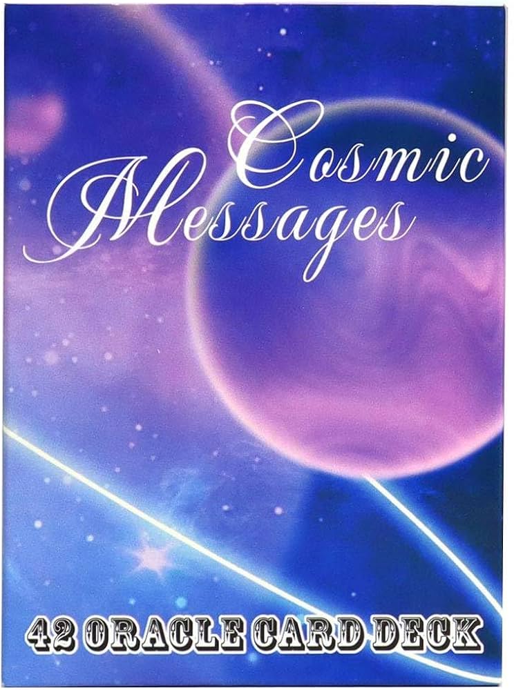 Cosmic Messages Oracle Deck - 42 cards (PDF Guidebook)