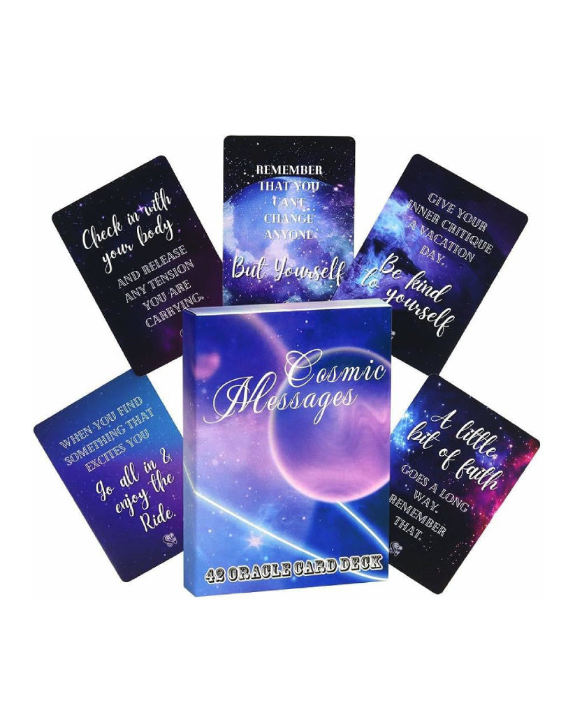 Cosmic Messages Oracle Deck - 42 cards (PDF Guidebook)