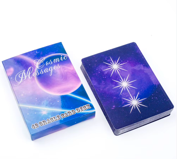 Cosmic Messages Oracle Deck - 42 cards (PDF Guidebook)