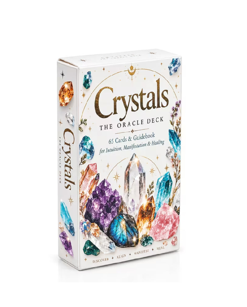 Crystals Oracle Deck - 65 cards (PDF Guidebook)