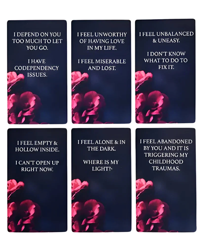 Dark Confessions Oracle Deck - 50 Cards (PDF guidebook) - Agatha Herbs