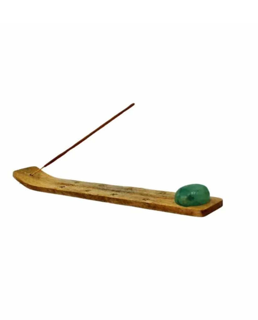 Mbajtese Incensi + Aventurine Jeshile