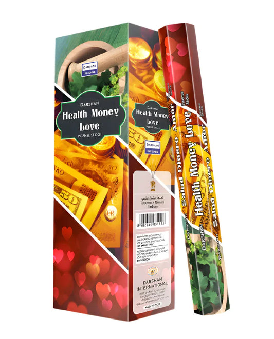 Health Love Money Incense - 20 sticks - Agatha Herbs