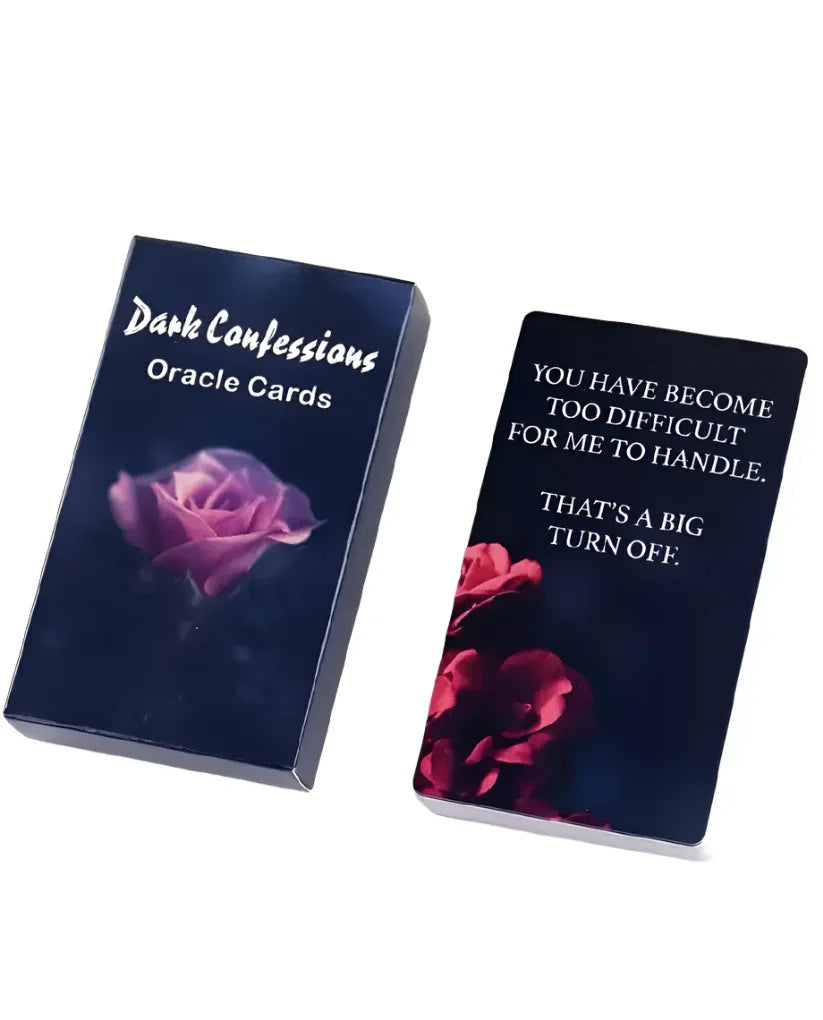 Dark Confessions Oracle Deck - 50 Cards (PDF guidebook) - Agatha Herbs