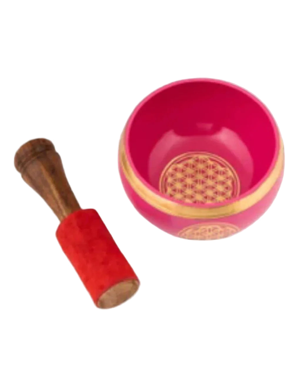 Tibetian Singing Bowl Brass - (9 cm diameter) - Agatha Herbs