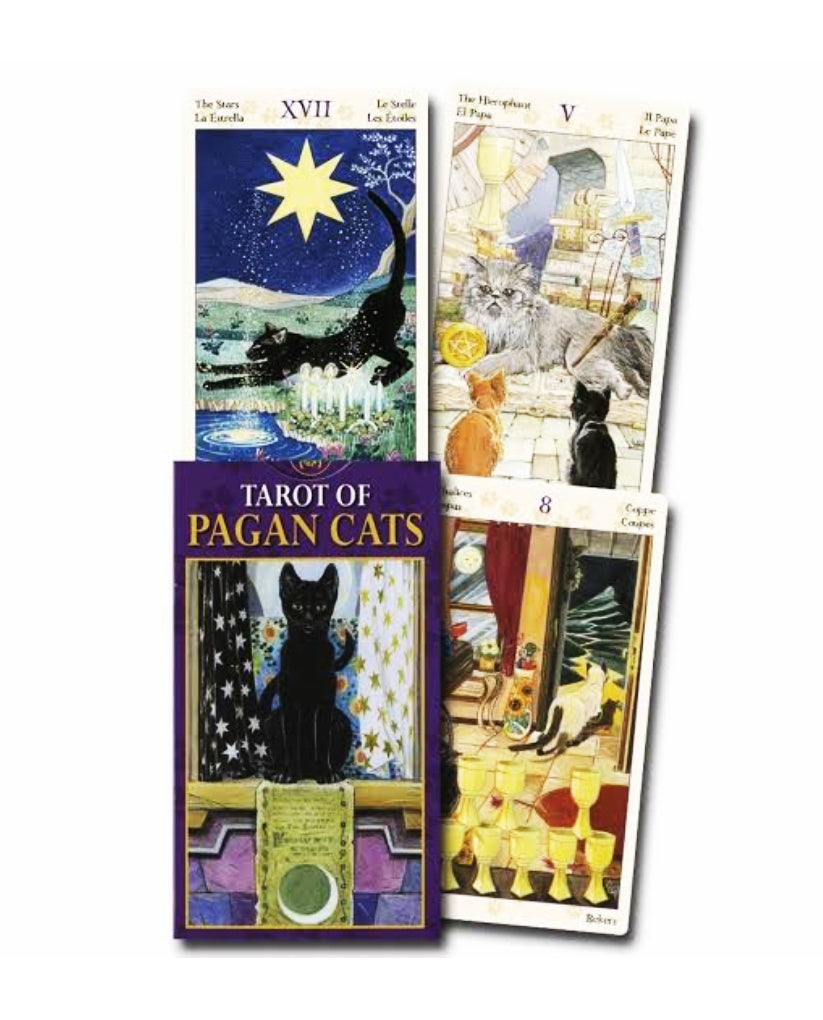 Tarot Of The Pagan Cats - 78 cards (PDF Guidebook)