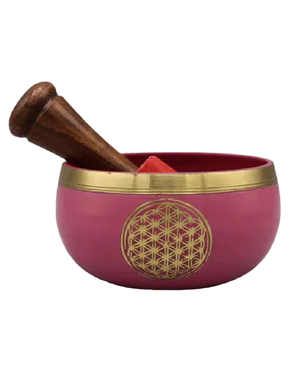 Tibetian Singing Bowl Brass - (9 cm diameter) - Agatha Herbs