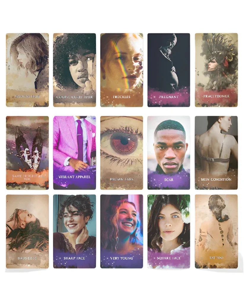 Who is it? Oracle Cards - 78 cards (PDF Guidebook) - Agatha Herbs