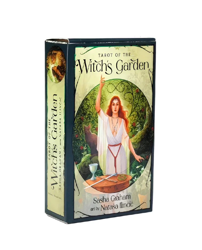 The Witch's Garden Tarot Deck - 44 cards (PDF Guidebook) - Agatha Herbs