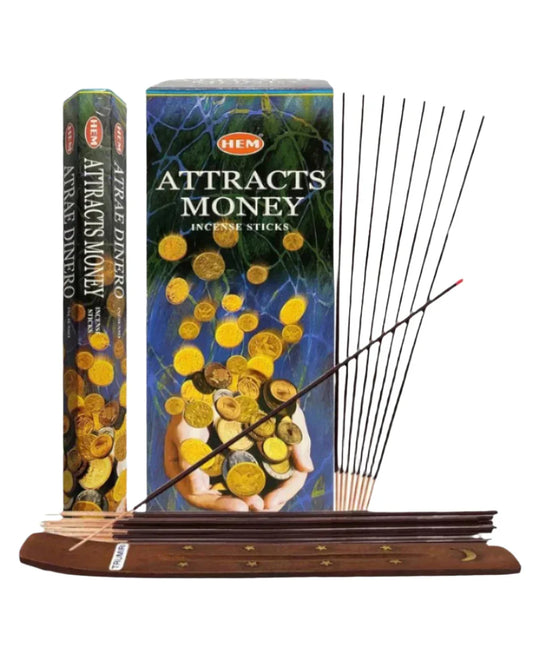 Attracts Money Incense - 20 sticks - Agatha Herbs