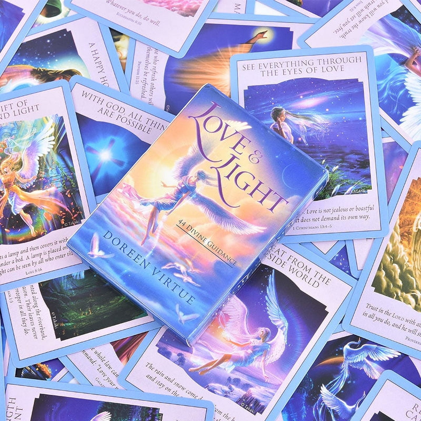 Love & Light Oracle Deck - 44 Cards (PDF guidebook)
