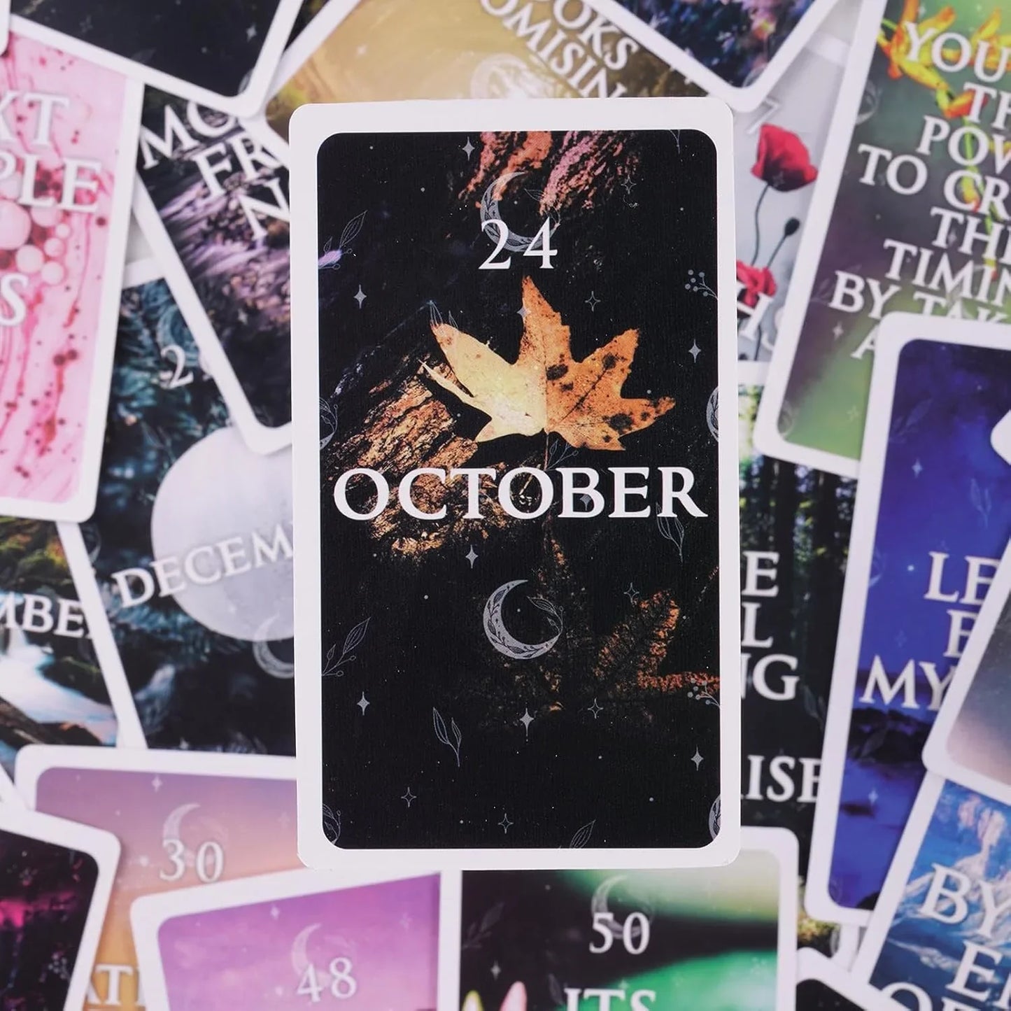 Mystical Timing Oracle Deck - 60 Cards (PDF guidebook) - Agatha Herbs