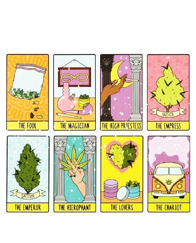 Pot Tarot Deck - 78 cards (PDF Guidebook) - Agatha Herbs
