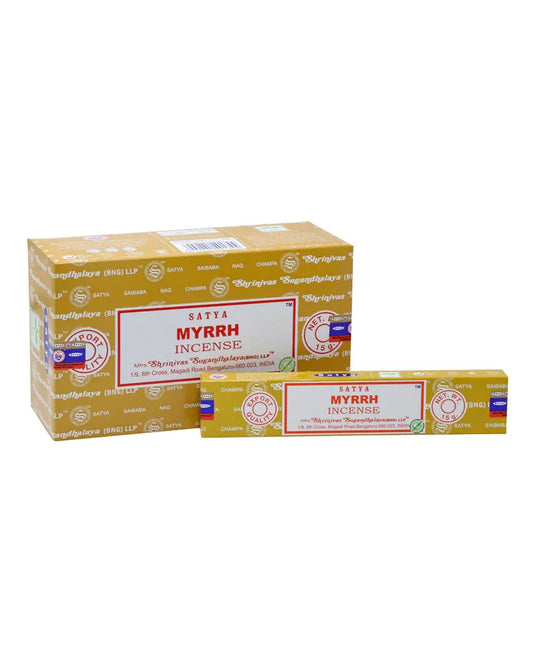 Satya Myrrh Incense - Agatha Herbs