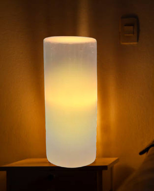 Selenite Lamp - 20cm